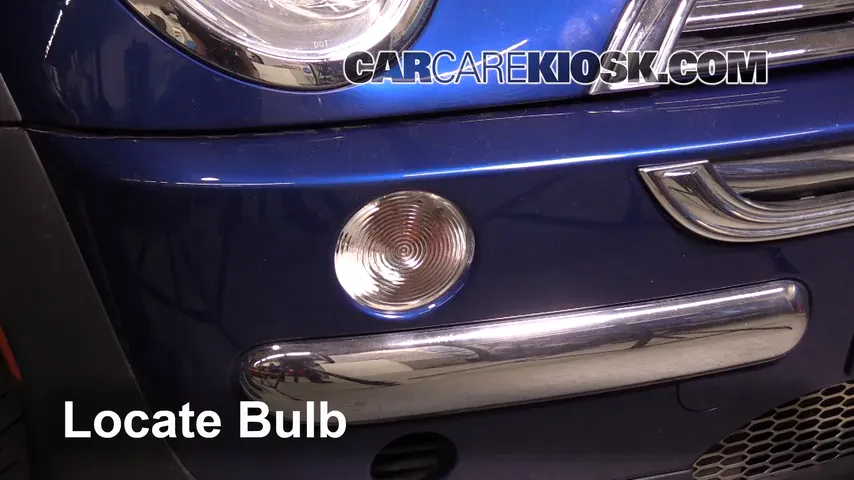 2005 Mini Cooper 1.6L 4 Cyl. Coupe Lights Turn Signal - Front (replace bulb)